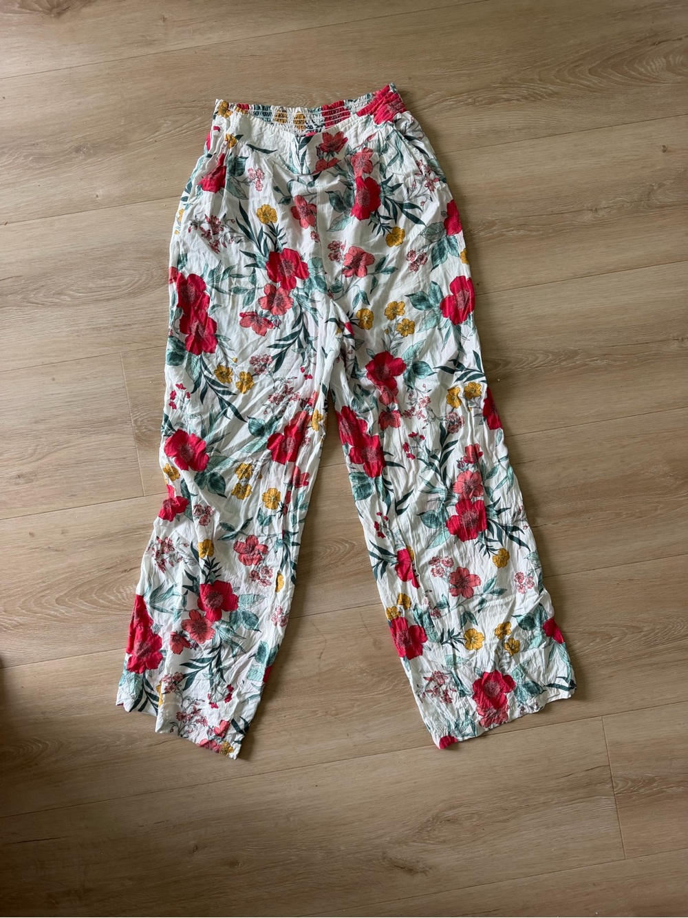 Z Supply Resort Floral Wide-Leg Pants